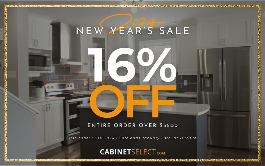New Year Kitchen Cabinet Sale at CabinetSelect.com
