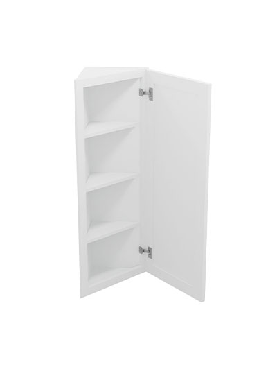 PW-AW42: Petit White Shaker 42″ Angled Wall End Cabinet