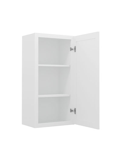 PW-W1536: Petit White Shaker 15″ Wall Cabinet