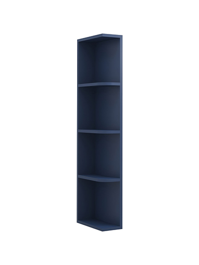 PD-WES542: Petit Blue Shaker 5″ Knick Knack Wall Shelf