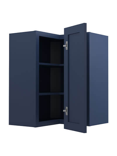 PD-WSQ2430: Petit Blue Shaker 24″ Corner Wall Cabinet