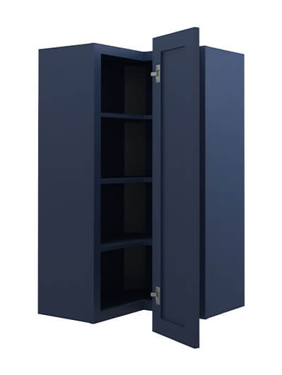 PD-WSQ2442: Petit Blue Shaker 24″ Corner Wall Cabinet