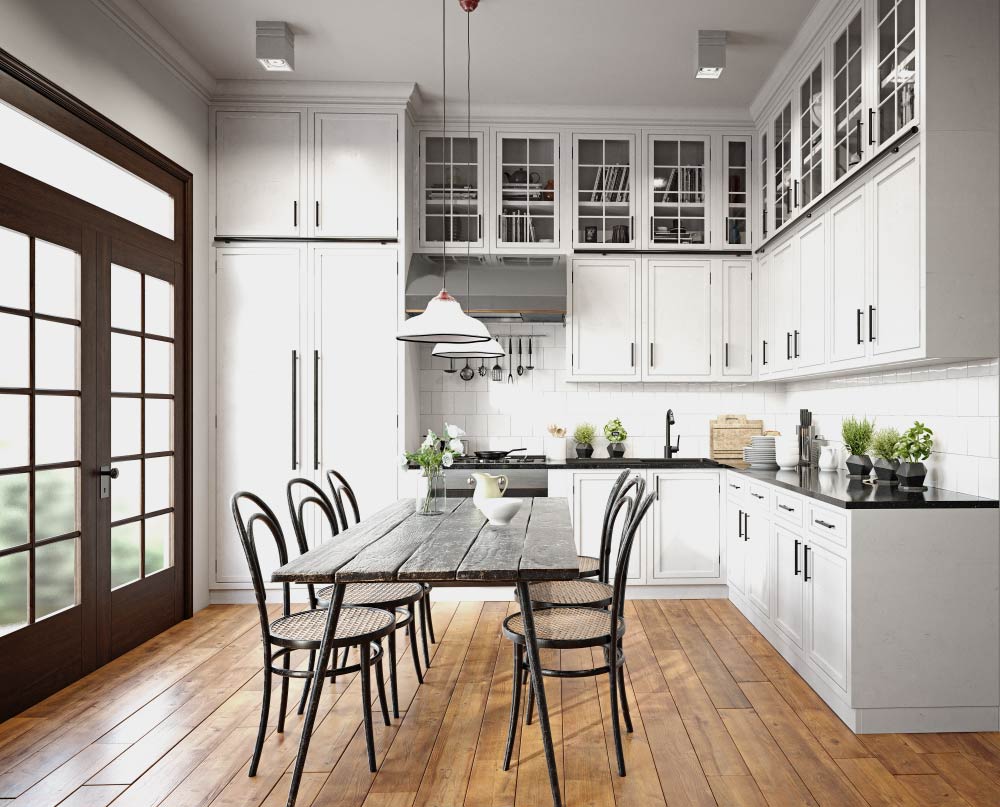 Petit White Shaker Kitchen Cabinets | Kitchen Design Inspiration | Cabinetselect.com