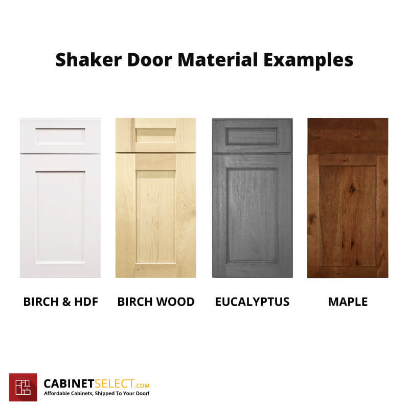 Shaker Door Material Examples