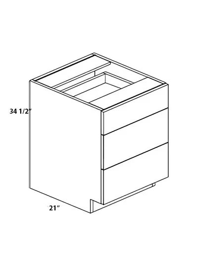 Gloss White Vdb12 Vanity Drawer Base