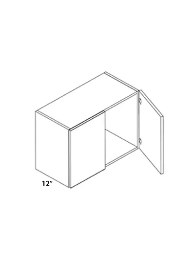 Gloss White W3012 Wall Bridge Cabinet