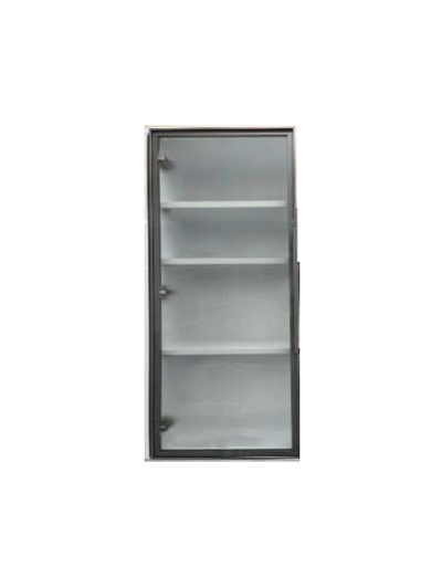 21″W X 42″H Glass Door For Wall Cabinet – Euro Light Grey Gloss