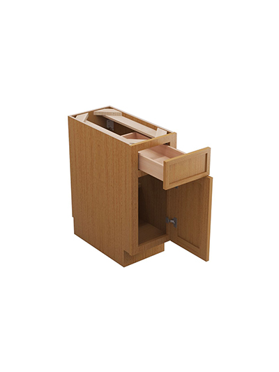 PS-B12: Petit Sand Shaker 12″ 1 Drawer 1 Door Base Cabinet