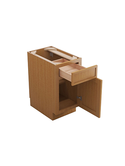 PS-B15: Petit Sand Shaker 15″ 1 Drawer 1 Door Base Cabinet