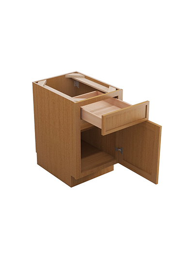 PS-B18: Petit Sand Shaker 18″ 1 Drawer 1 Door Base Cabinet