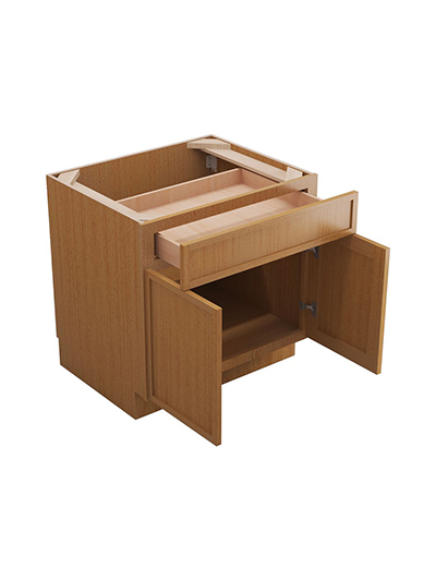 PS-B30B: Petit Sand Shaker 30″ 1 Drawer 2 Door Base Cabinet