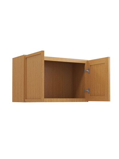 PS-W3018B: Petit Sand Shaker 30″ Double Door Bridge Wall Cabinet