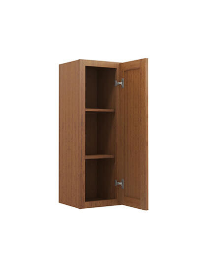 PR-W1236: Petit Brown Shaker 12″ Wall Cabinet