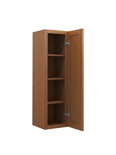 PR-W1242: Petit Brown Shaker 12″ Wall Cabinet