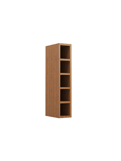PR-WC630: Petit Brown Shaker 6″ Specialty Cabinet