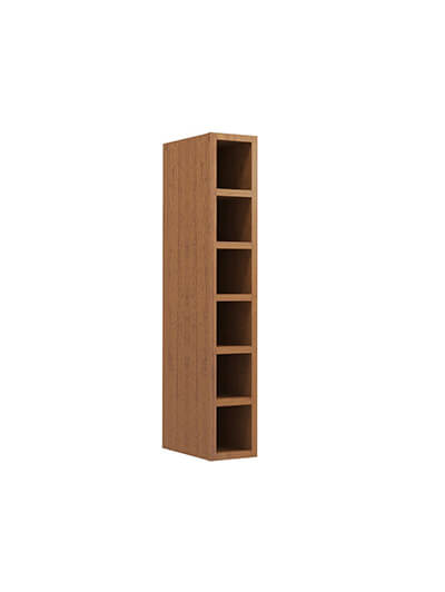PR-WC636: Petit Brown Shaker 6″ Specialty Cabinet