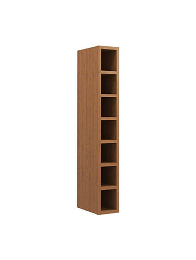 PR-WC642: Petit Brown Shaker 6″ Specialty Cabinet
