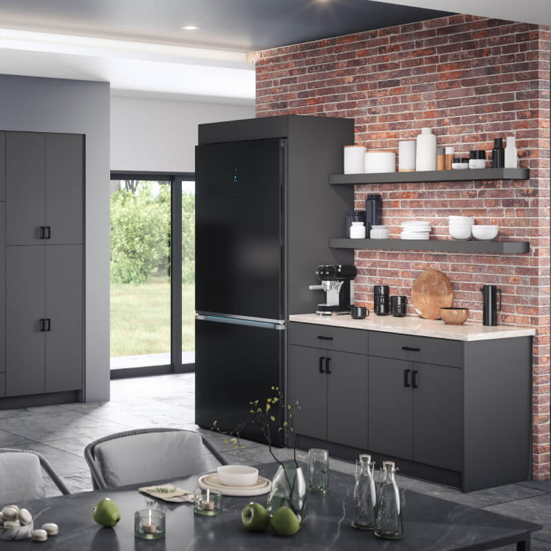 Euro Matte Grey Kitchen Cabinetry | CabinetSelect.com