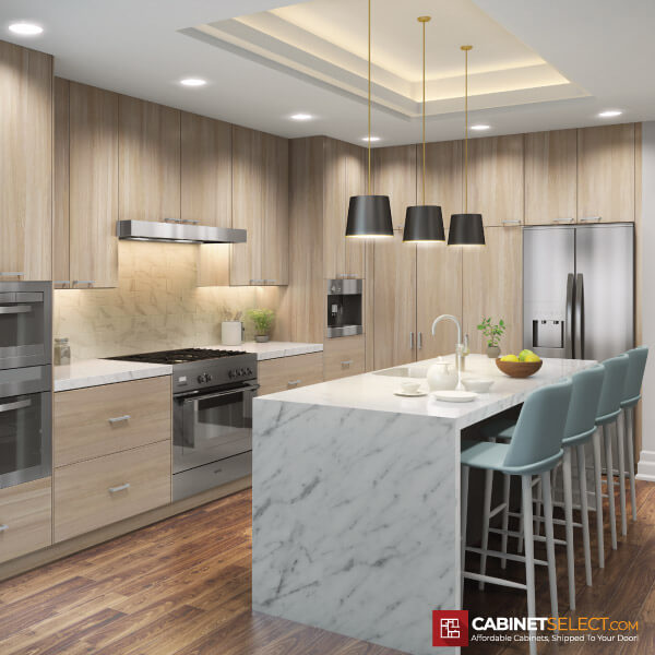 Euro Red Oak Kitchen Cabinet Line Category | CabinetSelect.com