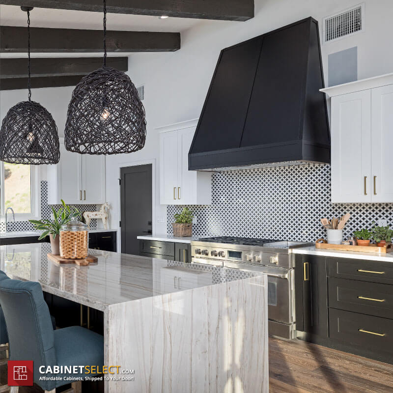 Black And White Shaker Kitchen