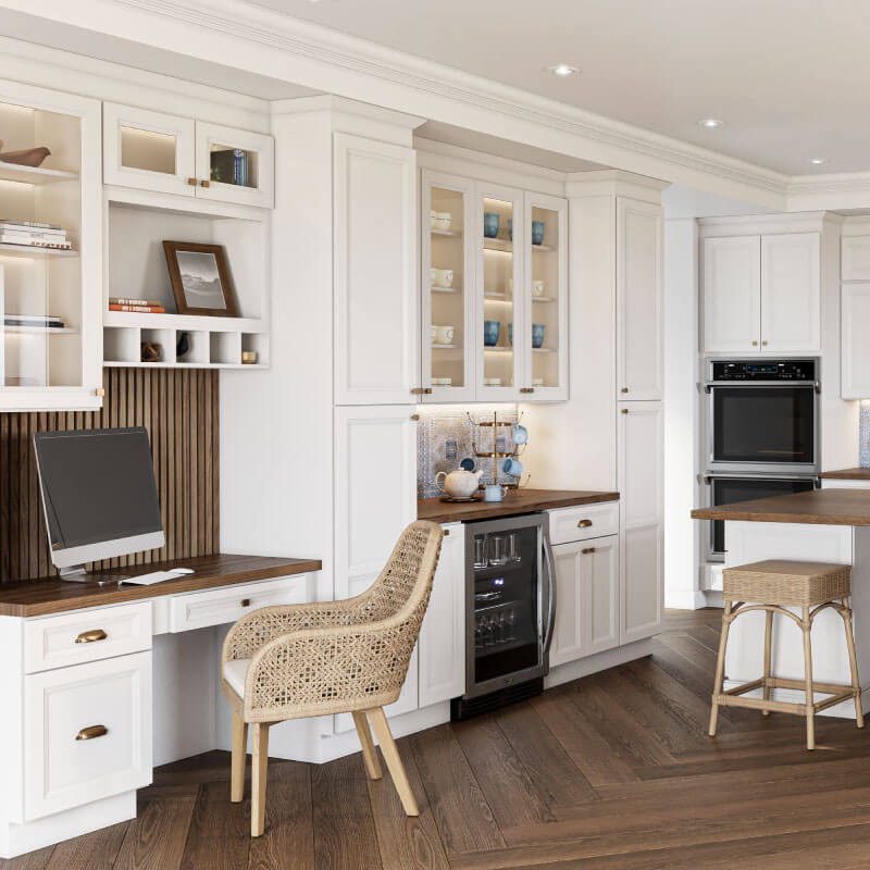 Oxford White Cabinets | CabinetSelect.com