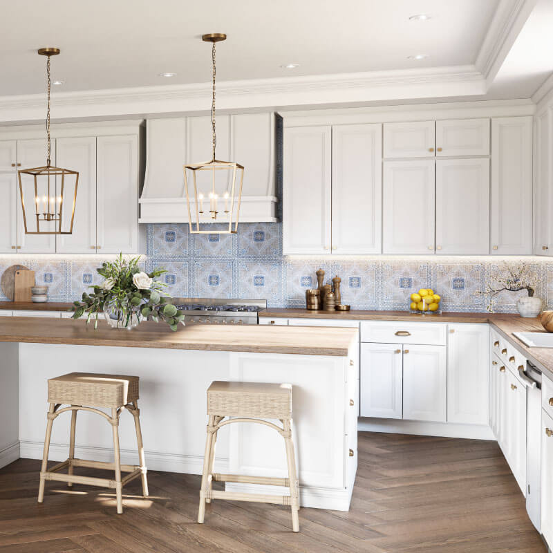 Oxford White Kitchen Cabinets | CabinetSelect.com