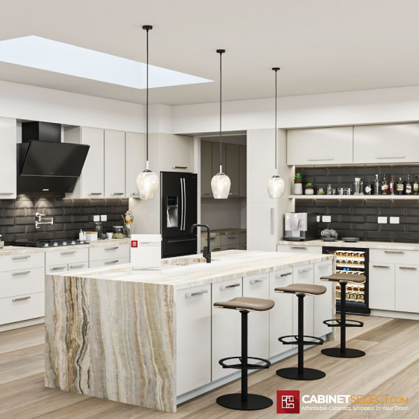 Euro Cashmere High Gloss Kitchen Cabinet Line Category