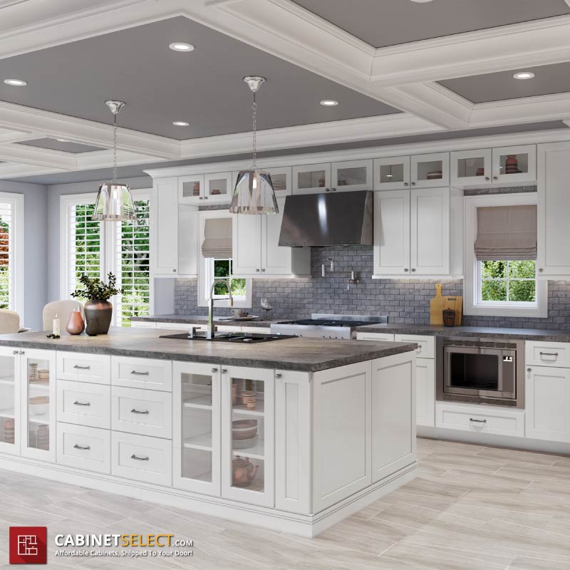 Elegant Shaker White Kitchen