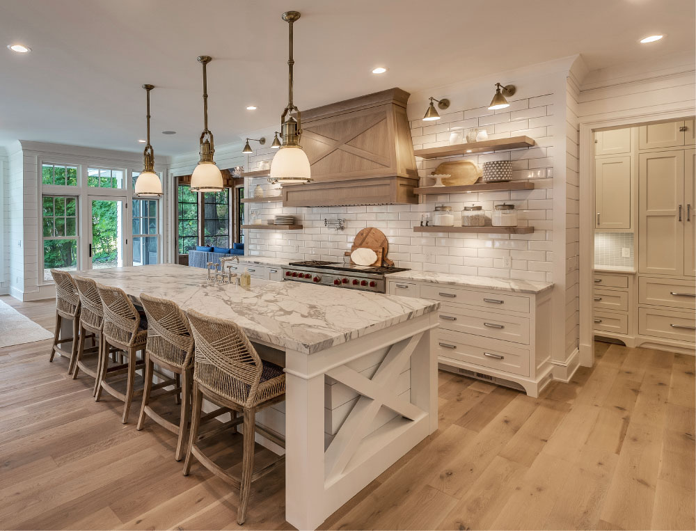 Shaker White Natural Kitchen | Kitchen Design Inspiration | Cabinetselect.com