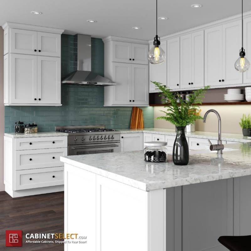 White Shaker Cabinets