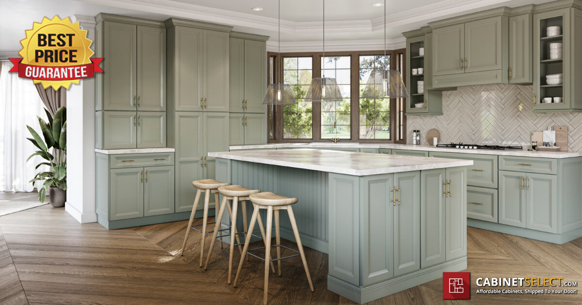 Green Kitchen Cabinets | CabinetSelect.com