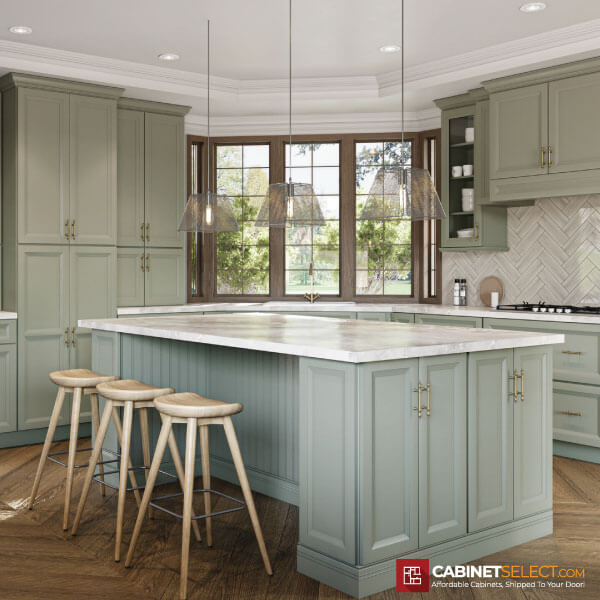 Oxford Green Kitchen Cabinet Line Category | CabinetSelect.com