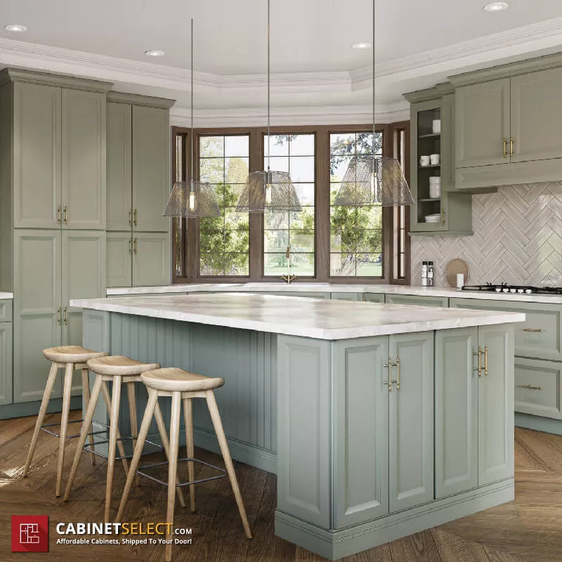 Oxford Green Cabinets