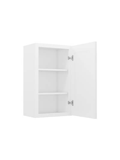 AW-W1830: Ice White Shaker 18″ Single Door Wall Cabinet