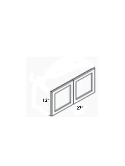AZ-W2712BGD: Champagne Shaker 24″ Glass Door