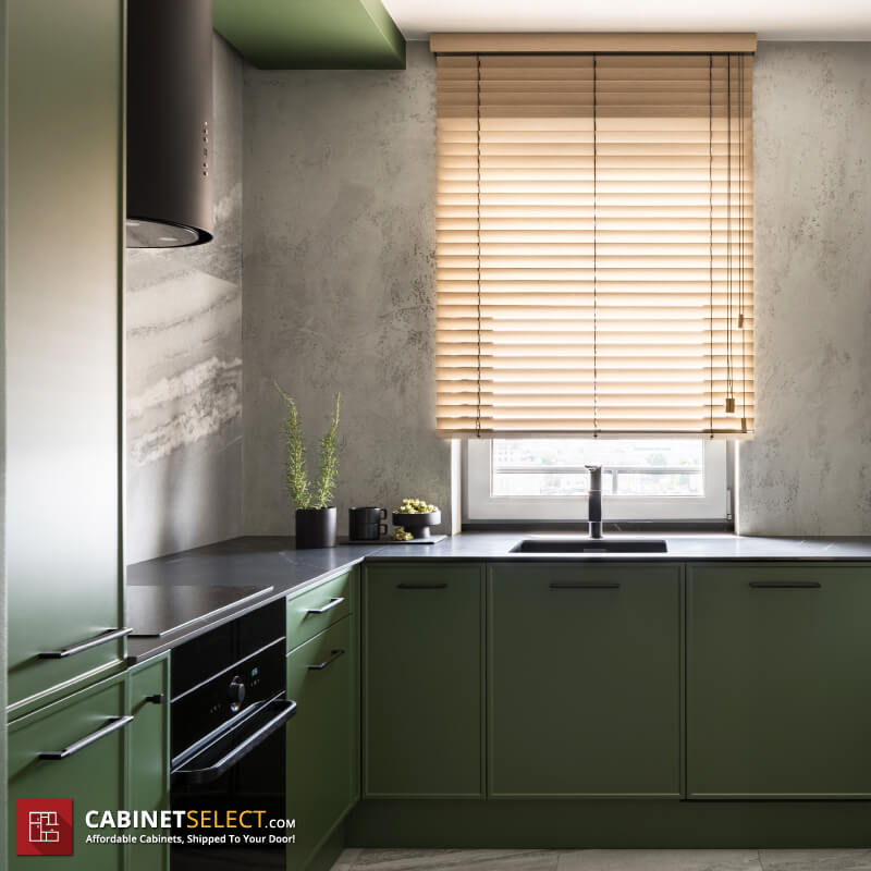 Minimal Shaker Cabinets Small Kitchen