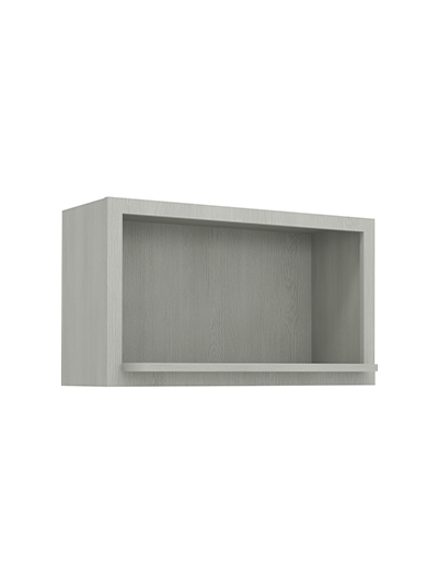 AN-MWO3018PM-12: Nova Light Grey Shaker 30″ Microwave Wall Cabinet
