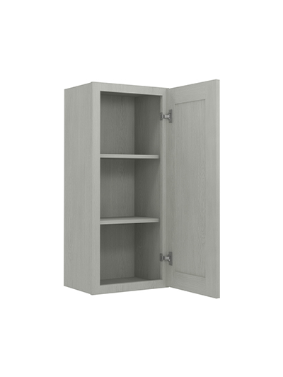 AN-W1536: Nova Light Grey Shaker 15″ Single Door Wall Cabinet
