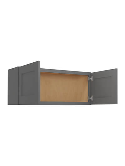 SG-W3615: Shaker Grey 36″ Bridge Cabinet 15″ High