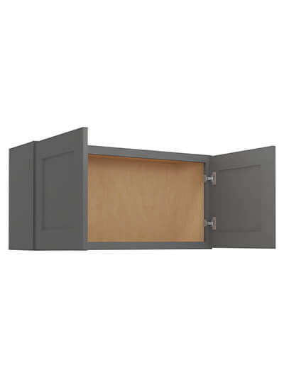 SG-W3618: Shaker Grey 36″ Bridge Cabinet 18″ High