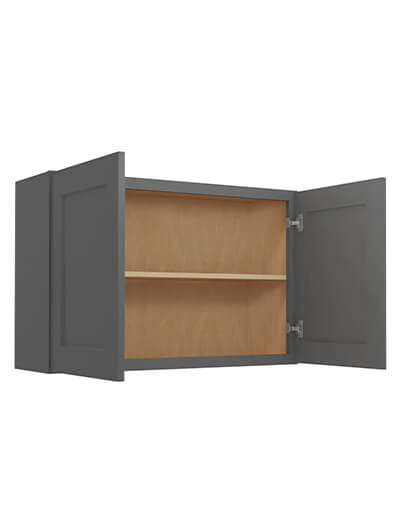 SG-W3624: Shaker Grey 36″ Bridge Cabinet 24″ High