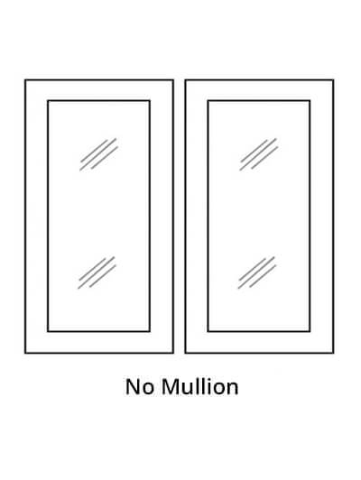 Ar W3312bgdd Glass Door Set No Mullion