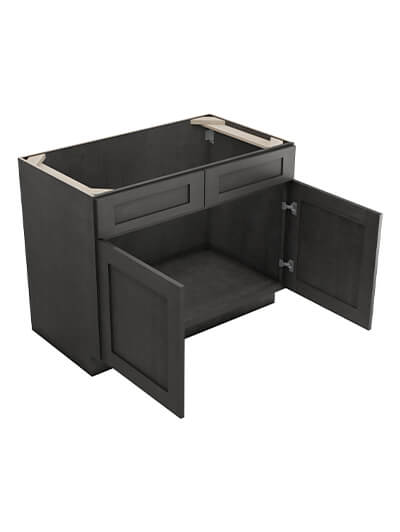 AG-SB42B: Greystone Shaker 42″ 2 Door Sink Base Cabinet