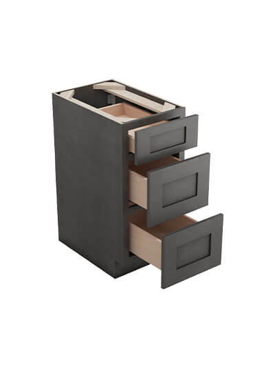 AG-SVB1521-34-1/2″: Greystone Shaker 15″ Three Drawer Base vanity