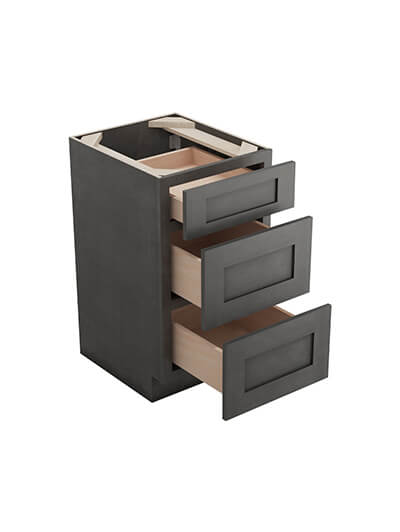 AG-SVB1821-34-1/2″: Greystone Shaker 18″ Three Drawer Base vanity
