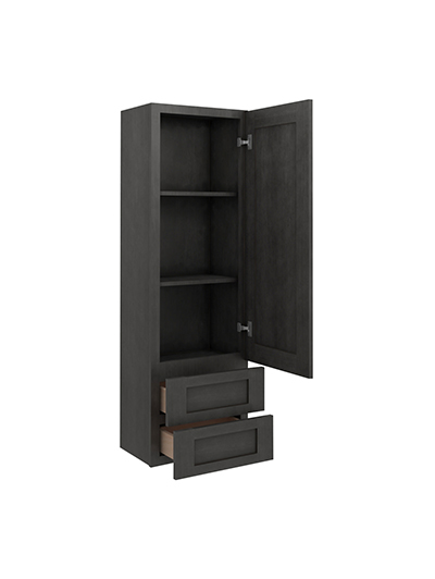 AG-W2D1854: Greystone Shaker 18″ 2 Drawer Wall Cabinet
