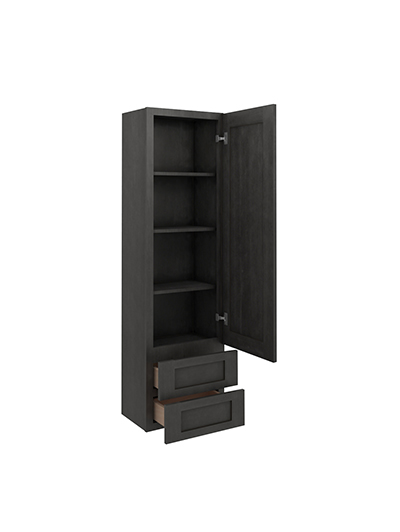 AG-W2D1860: Greystone Shaker 18″ 2 Drawer Wall Cabinet