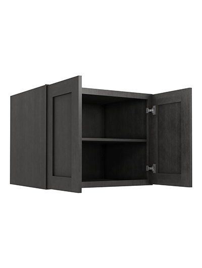AG-W302424B: Greystone Shaker 30″ Refrigerator Wall Cabinet 24″ deep