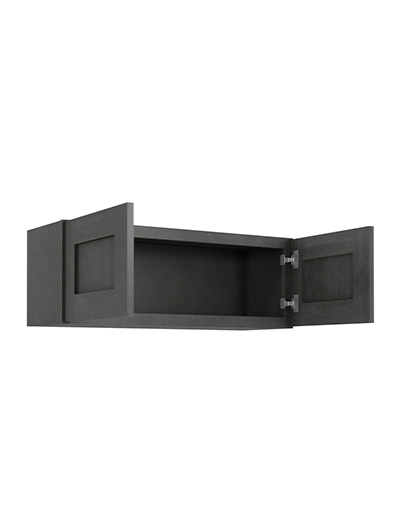 AG-W3312B: Greystone Shaker 33″ Double Door Bridge Wall Cabinet