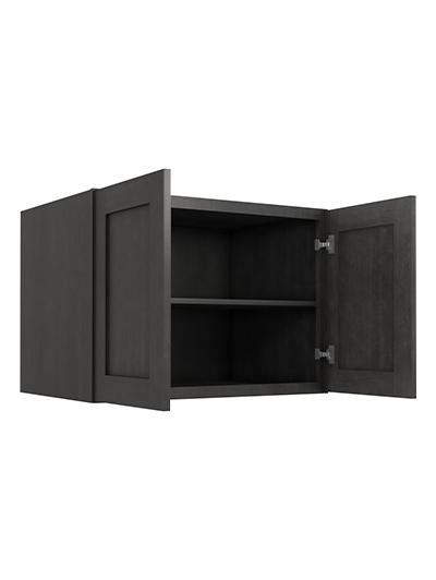 AG-W332424B: Greystone Shaker 33″ Refrigerator Wall Cabinet 24″ deep